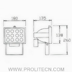 12W LED Floodlight