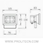 6W LED Floodlight