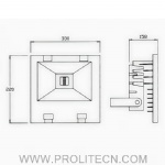 100W LED Floodlight