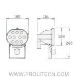 10W LED Sensor light