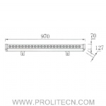 36W LED Wall washer light